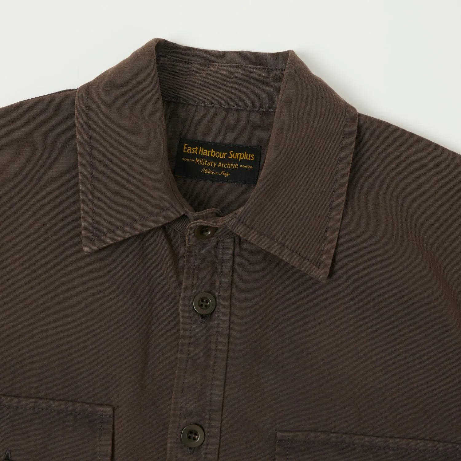 Perfect Look Corporate Wear East Harbour Surplus 'MOAB 535' Overshirt - Chocolate