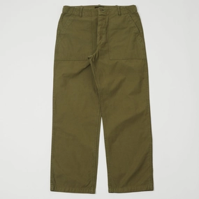 East Harbour Surplus 'Texas' Fatigue Trouser - Green Low Bulk Compression Fit