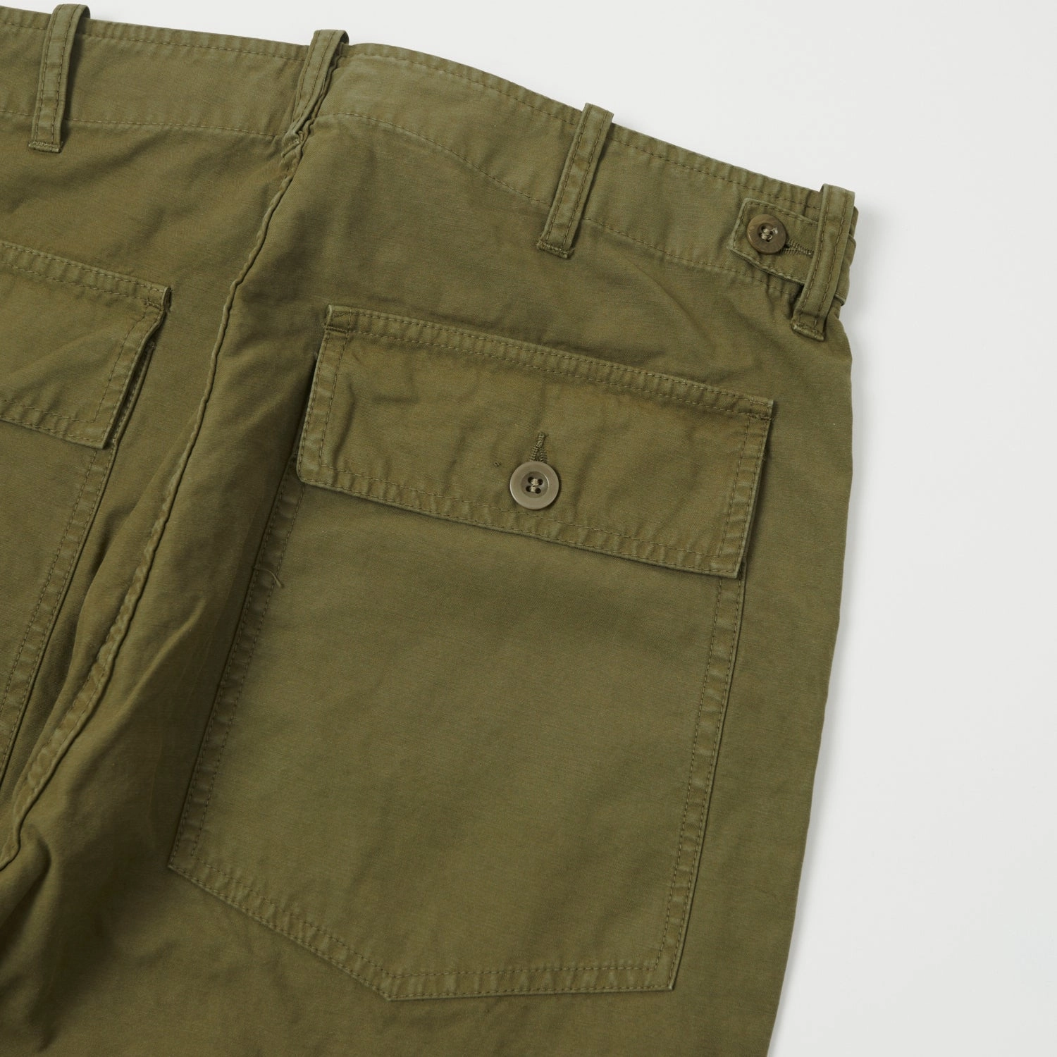 Durable Stitching East Harbour Surplus 'Texas' Fatigue Trouser - Green