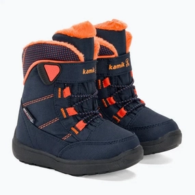 Easy Match Casual Day Kamik Stance NF9297-NFL Kids  Navy Flame Waterproof Winter Boots JOBB572
