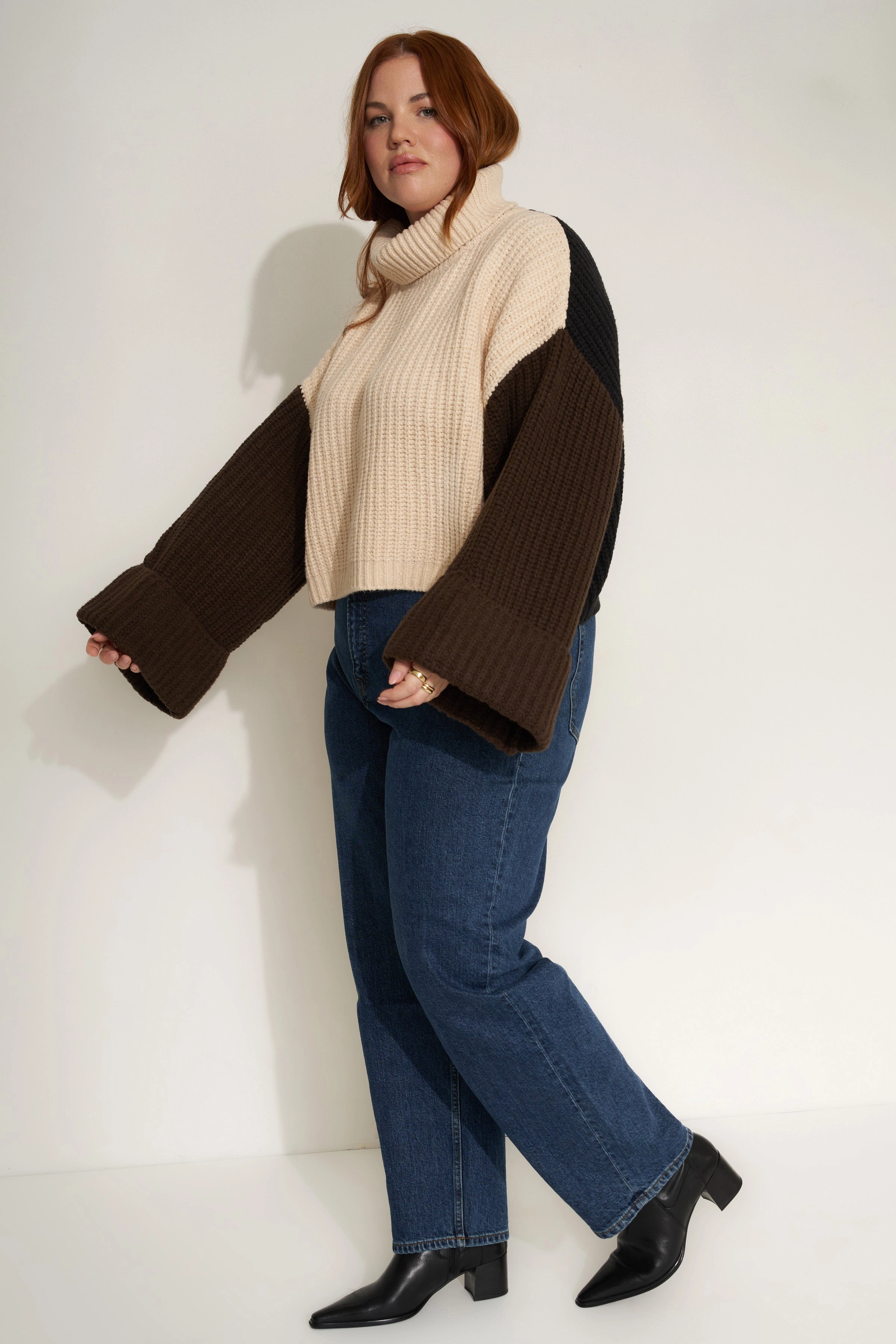 Comfort Flex Fashion Knit Layer Naomi Turtleneck