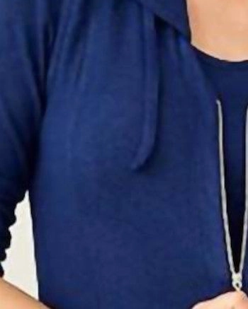 Soft Stretch Hooded Vest in Navy | Navy Cowboy Sport Fit