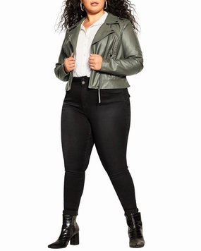 kids' Heritage Koa Biker Jacket | Deep Sage