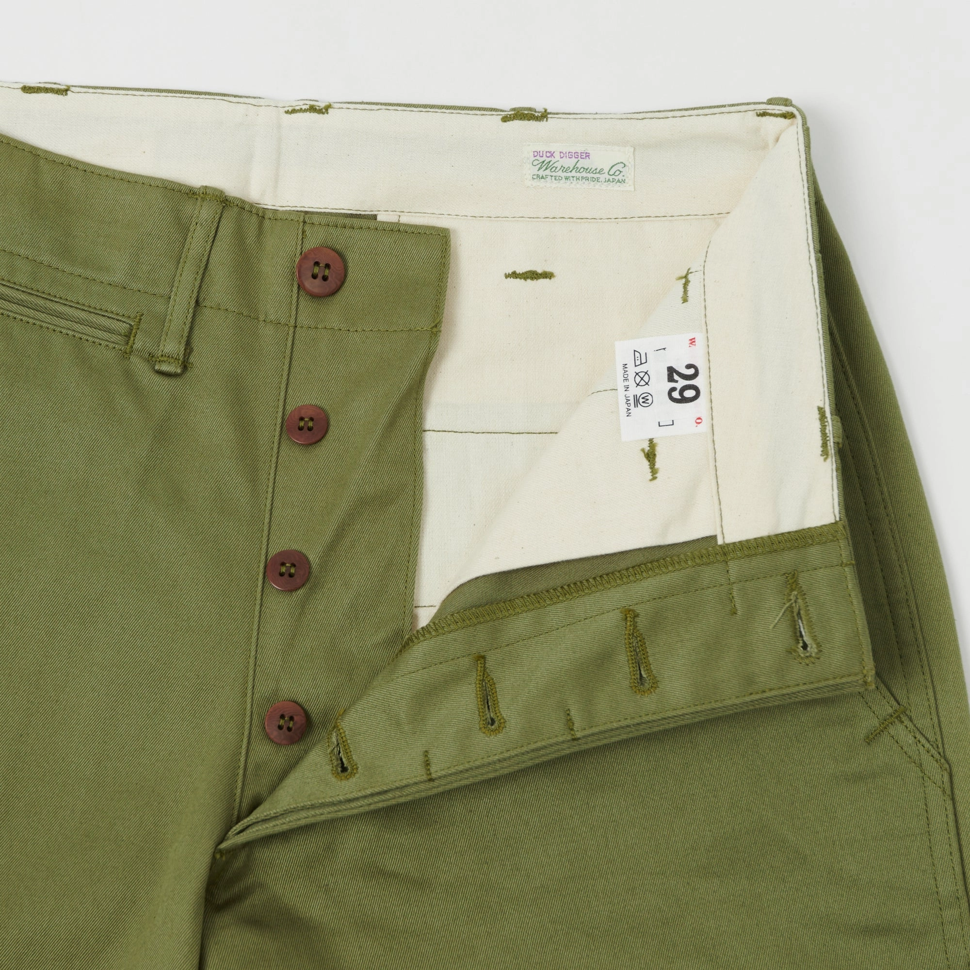 Soft Comfort Warehouse & Co 1082 Duck Digger Chino - Green