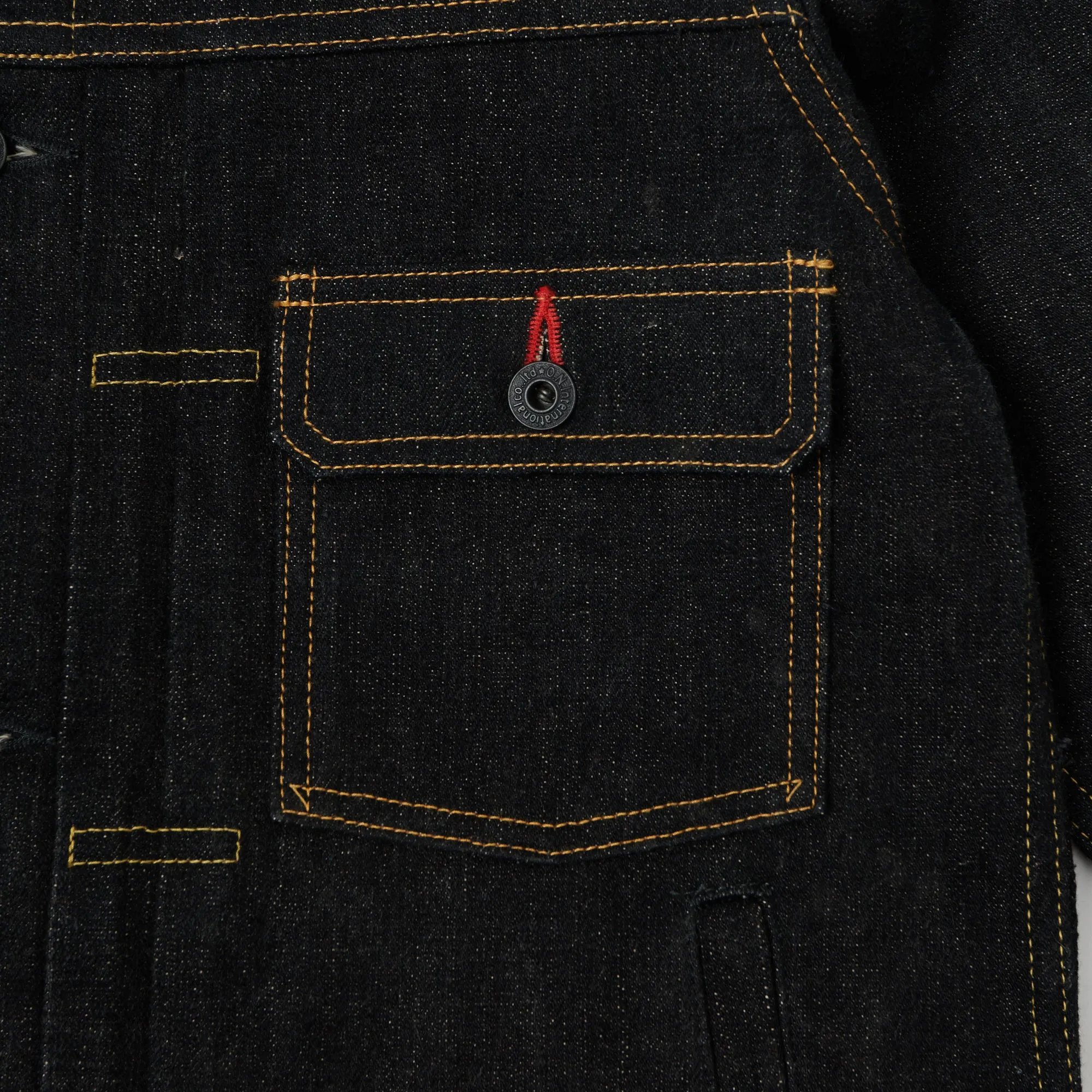 Quick Release Buckles ONI Denim 02516P Aizumi Type II Denim Jacket