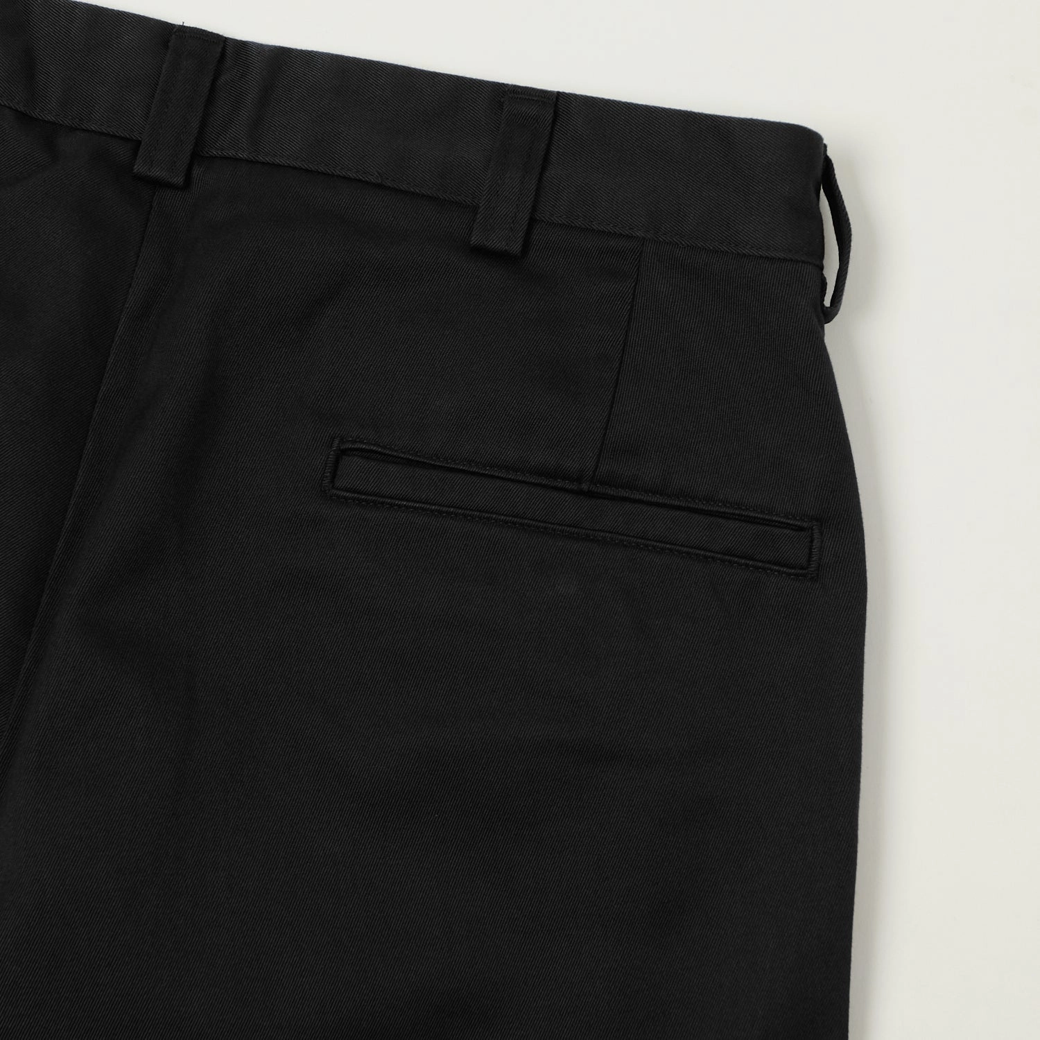 Nanamica Wide Straight Chino Pants - Black Sporty Chic