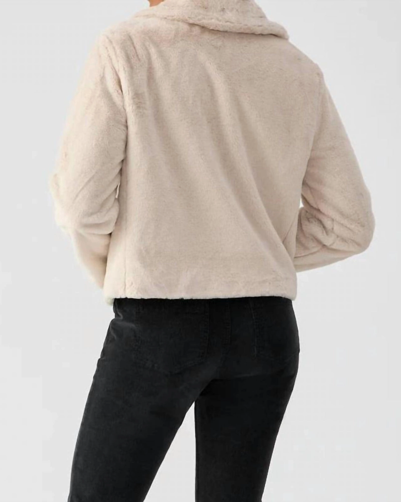 Going Out Fur Coat in Cream | Cream Water-Resistant Wear Multi Pocket System