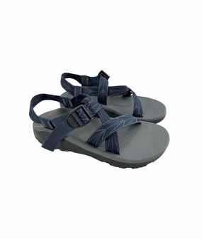 Ankle Strap Design Easy Travel Men's Z Cloud Shoes In Aero Blue