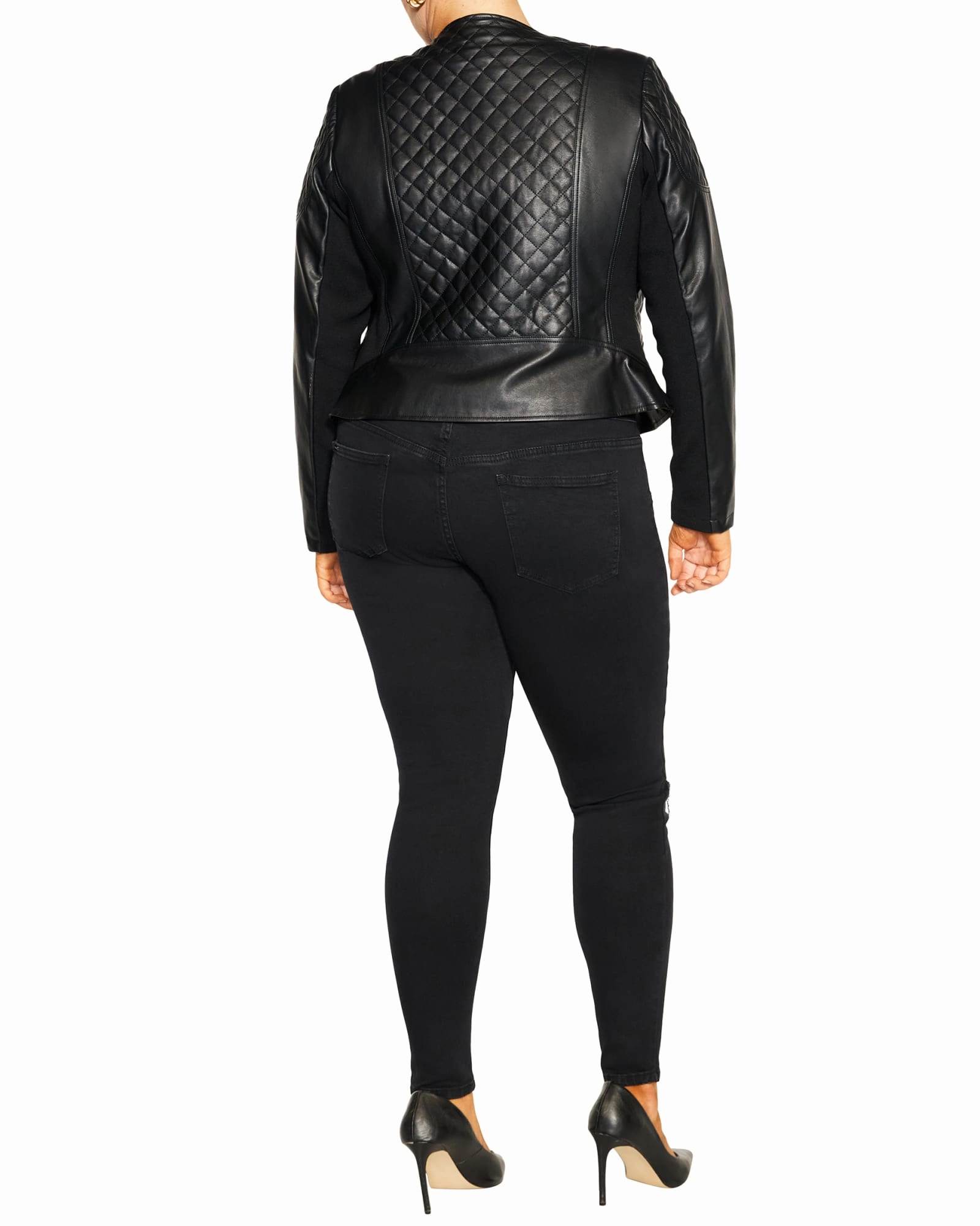 Eliza Moto Jacket | Black Risk Wax