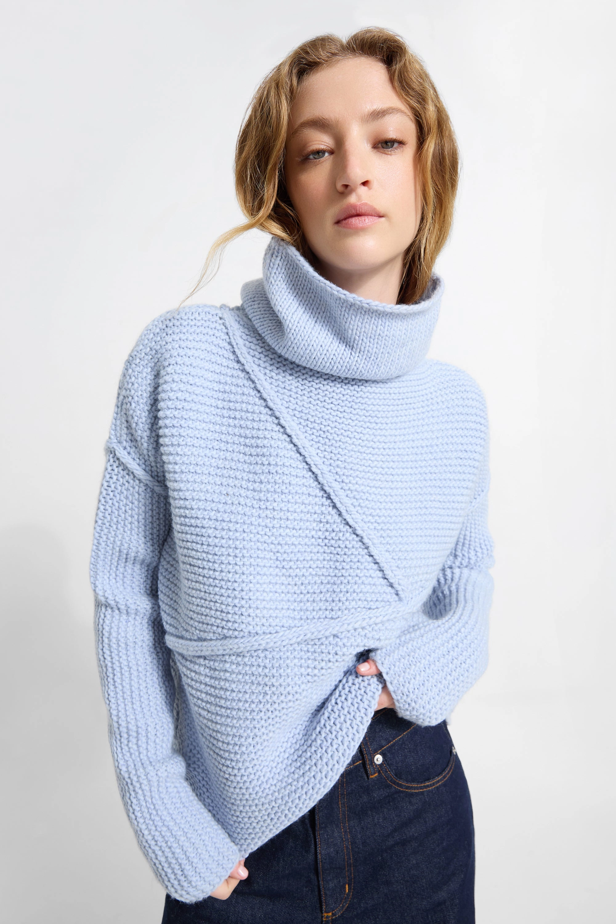 Sporty Style Knitted Fashion Ellison Sweater