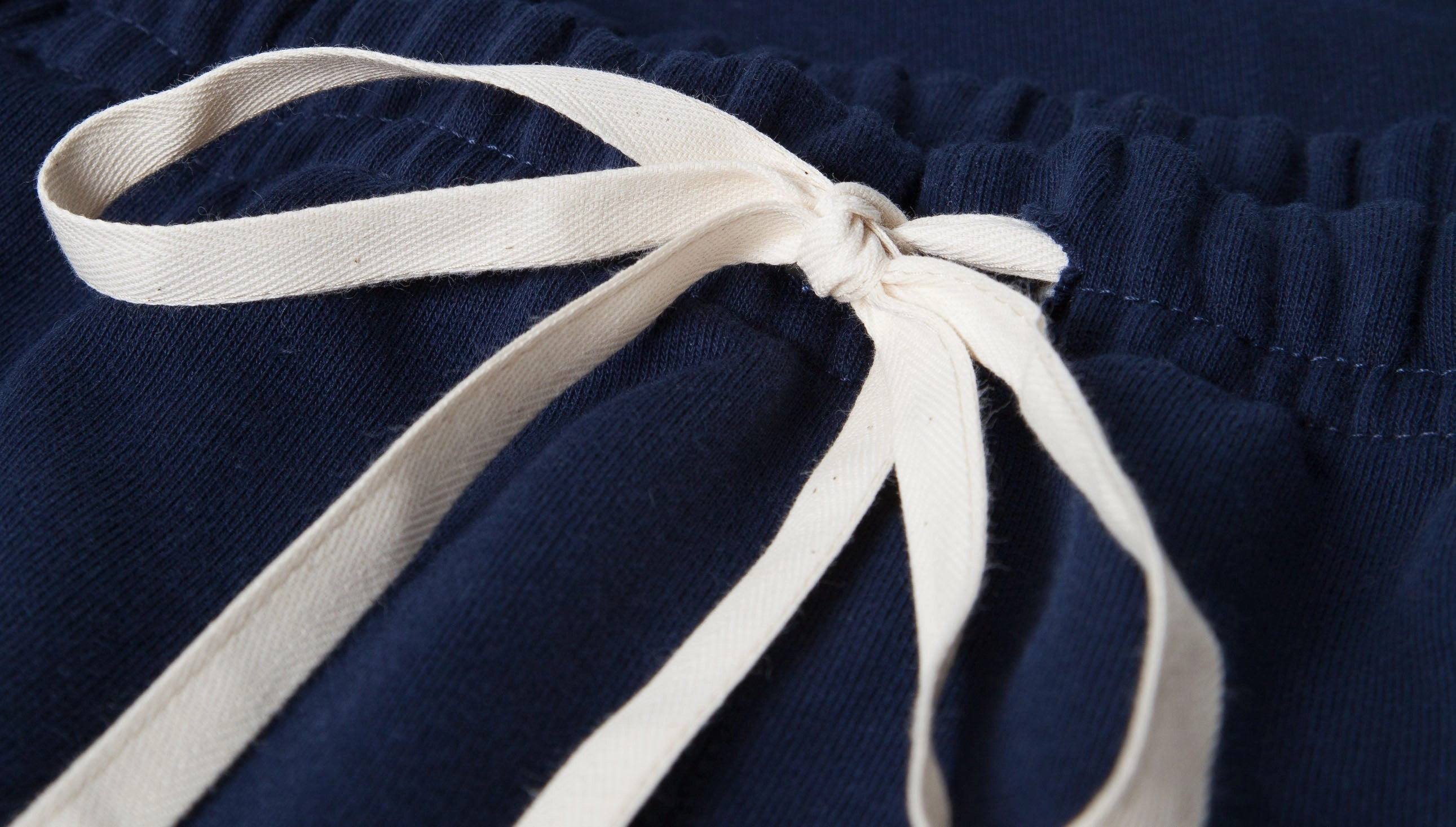 Adjustable Waist System Merz b. Schwanen 359 Classic Sweatpants - Ink Blue