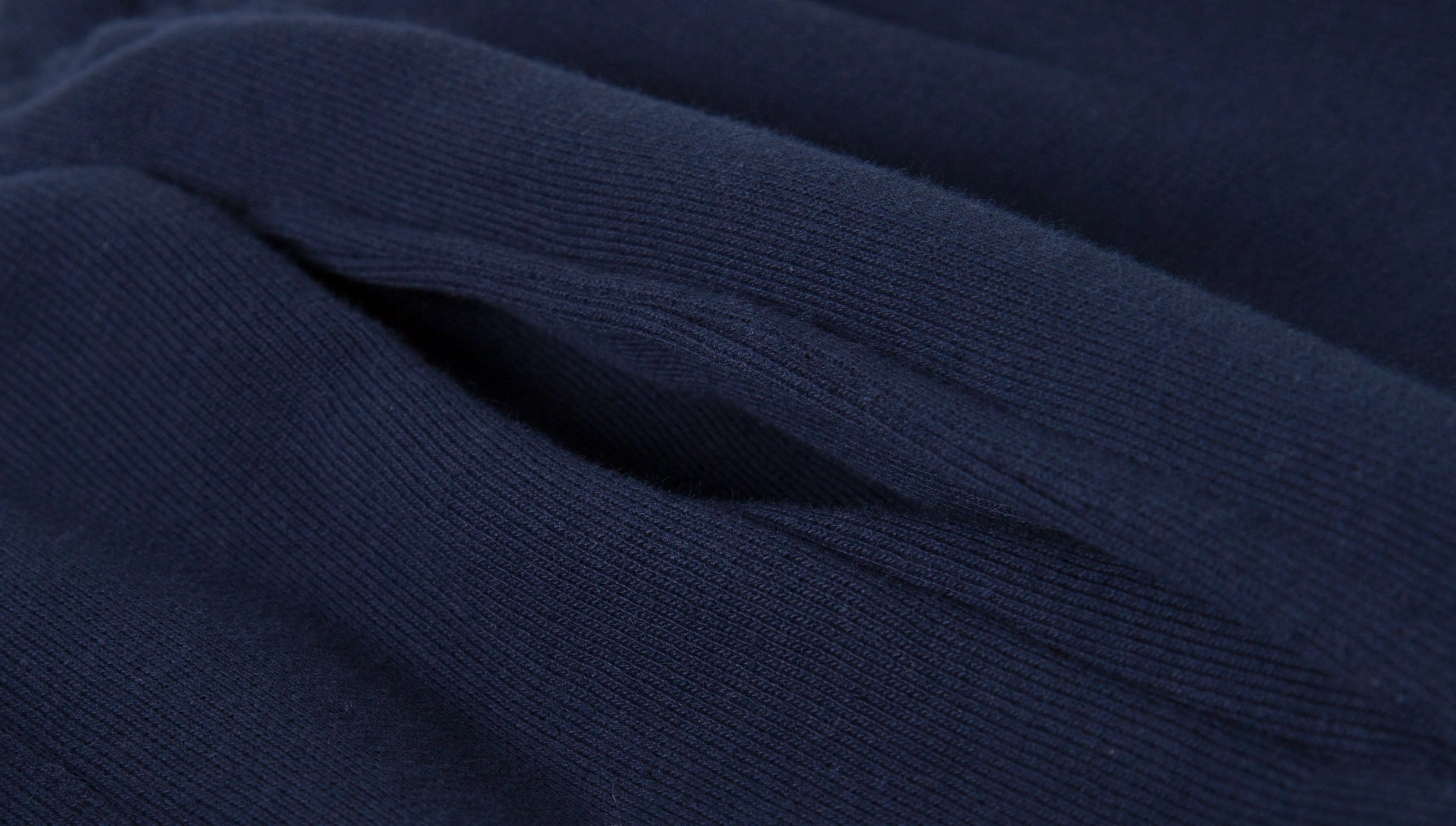 Merz b. Schwanen 359 Classic Sweatpants - Ink Blue Vented Leg Openings