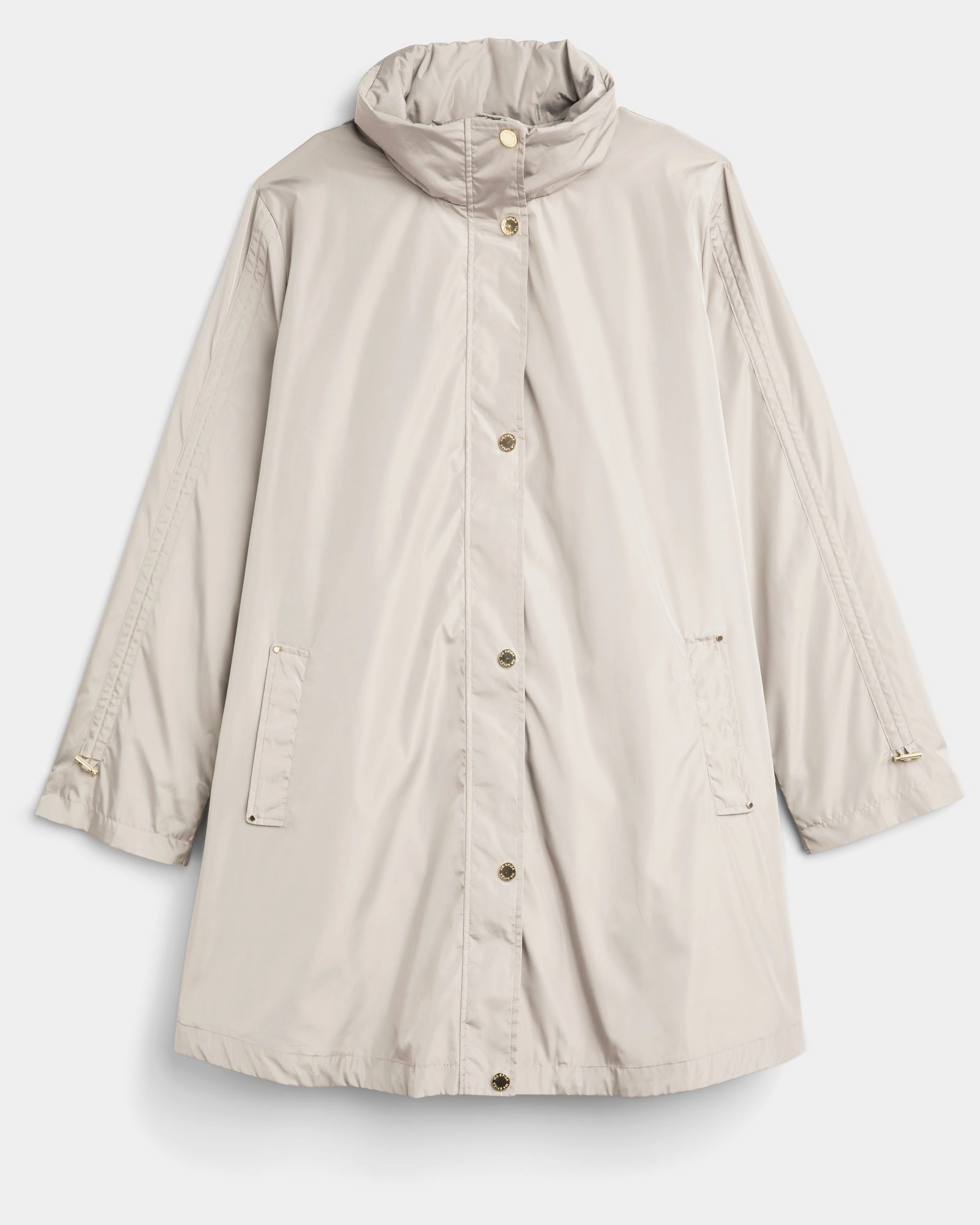 Tory Ruched Sleeve Anorak | Taupe desert Weather Guard Gear