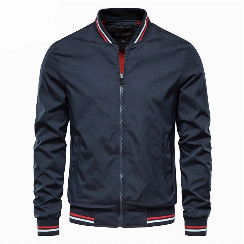 West Louis? Casual Slim Fit Baseball Bomber Windbreaker Jacket suitable for talent shows Sleek Finish