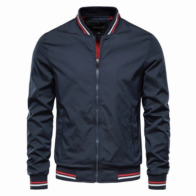 West Louis? Casual Slim Fit Baseball Bomber Windbreaker Jacket City Style