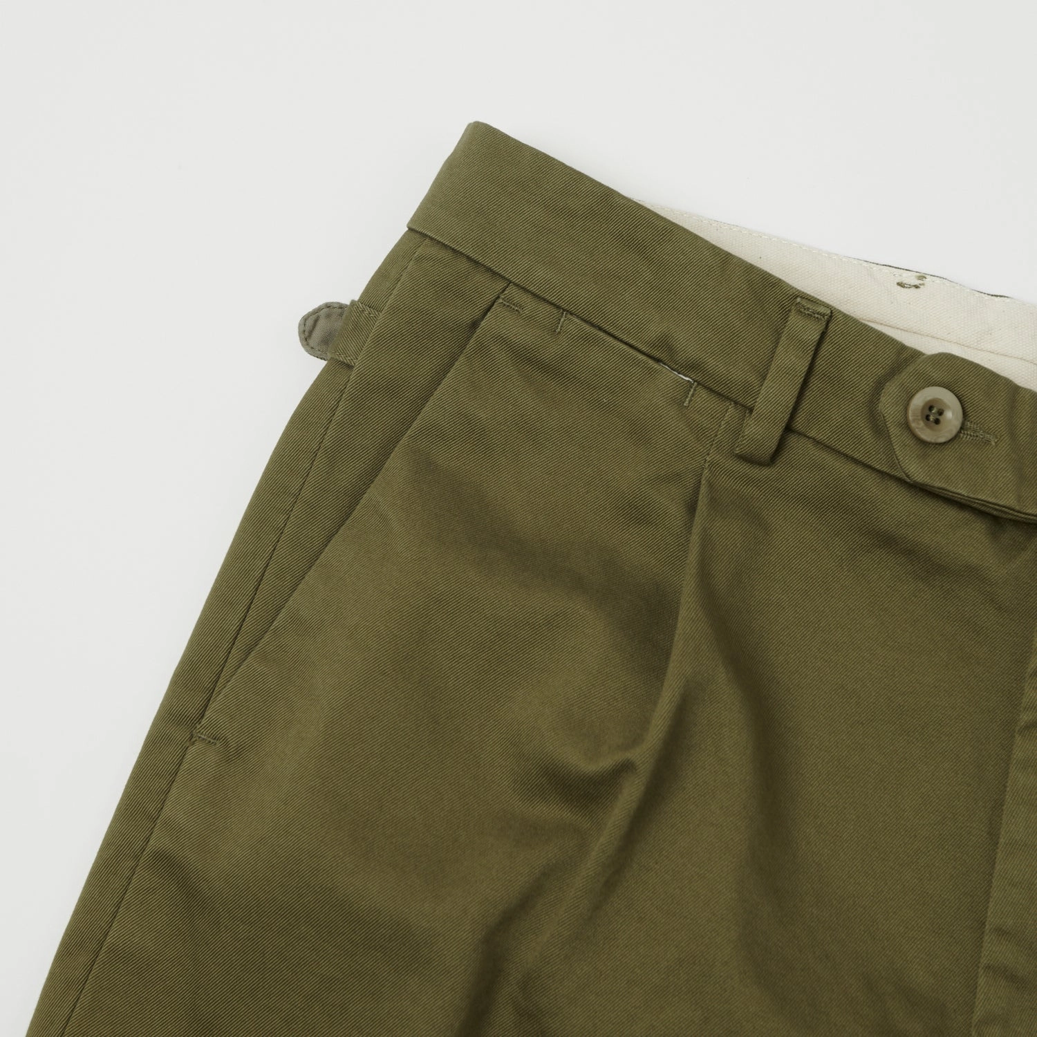 Core Fit Stretchable Waist East Harbour Surplus 'Barry' Chino - Green