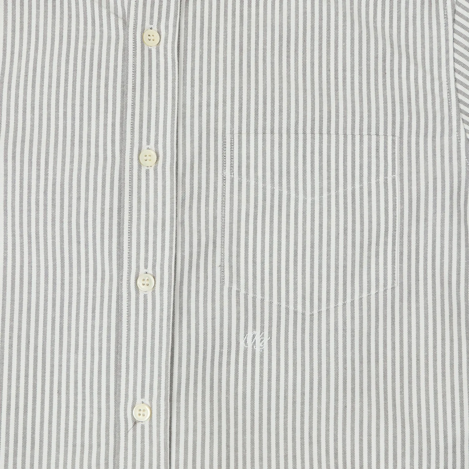 Sustainable Choice Knickerbocker 'Beefy' Oxford Button Down Shirt - Brown Stripe