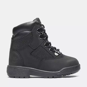 Hill Path Timberland 6 Inch L/F Field Boot Black Nubuck  TB-044890-001 Toddler