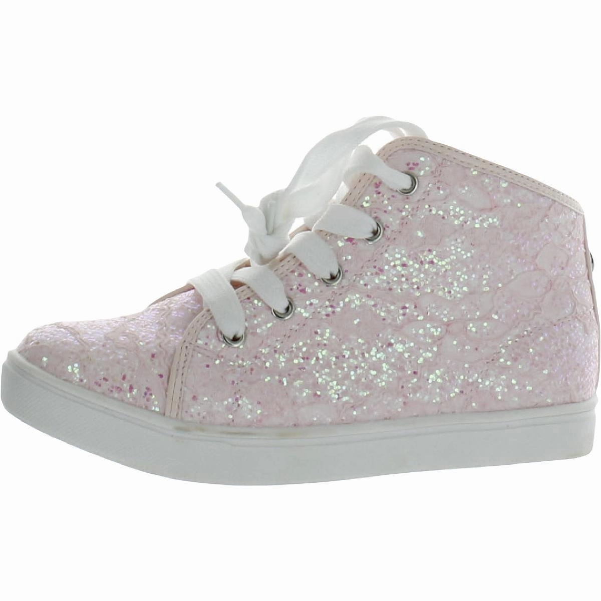Zip Free Mobility Flex Penelope Girls Glitter Fashion High-Top Sneakers