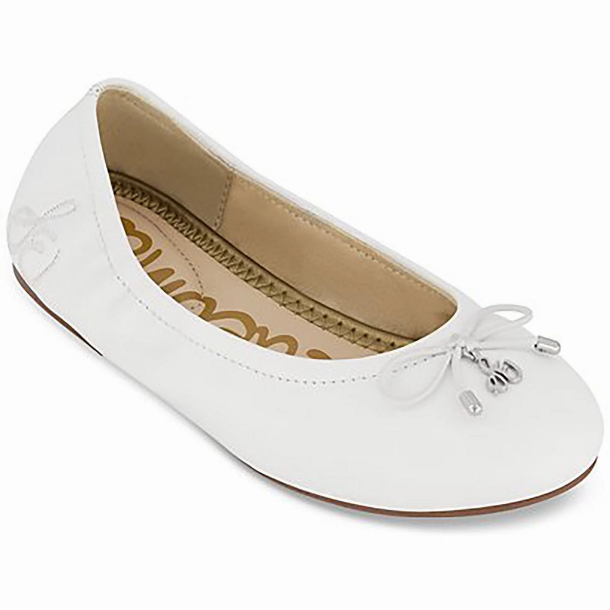 Durable Fit Mid Rise Felicia Mini Girls Padded Insole Ballet Flats
