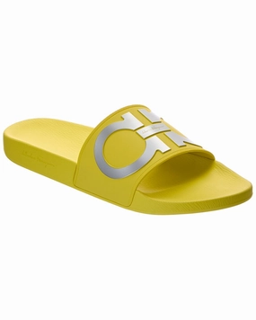 Comfortable Footwear for Summer Ferragamo Groove 2 Rubber Slide
