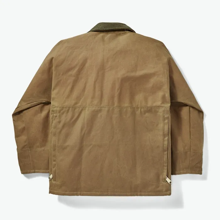Glow In The Dark Accents Water Resistant Fabric Filson Tin Cloth Field Jacket - Dark Tan