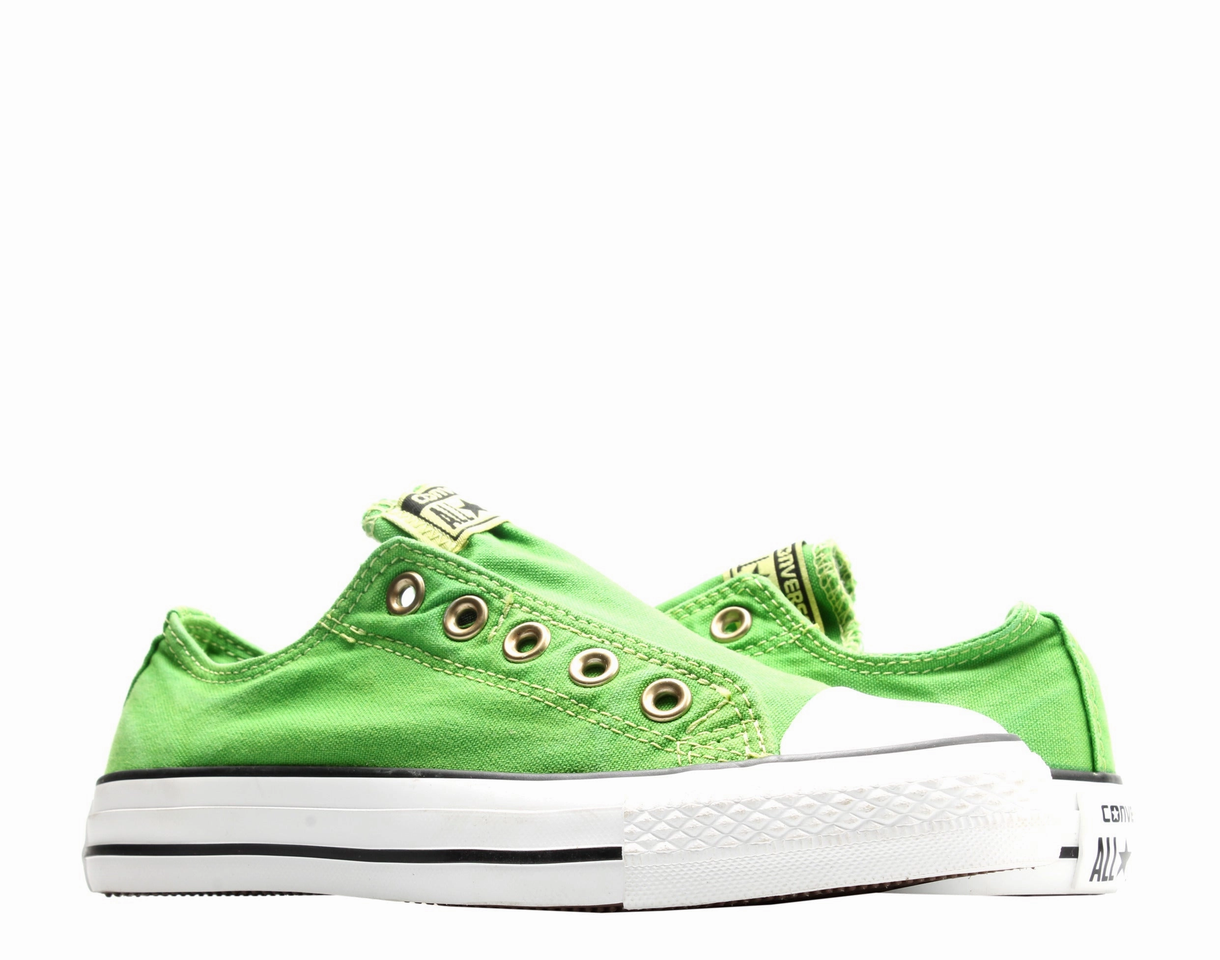 Leather   upper Converse Chuck Taylor All Star Slip-On Jungle Green Low Top Sneaker 142347C