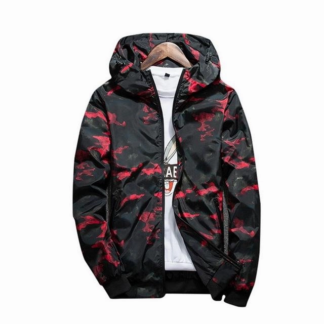 Unique West Louis? Moleton Masculino Men's Hooded Zipper Jacket