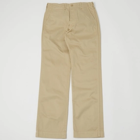 Adjustable Drawcord TOYS McCOY V. Hilts 'Steve McQueen' Chinos - Khaki