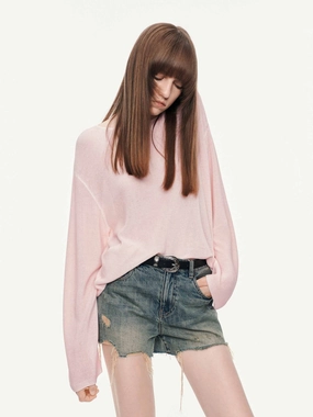 Lightweight Loose Knitted Top Warm design