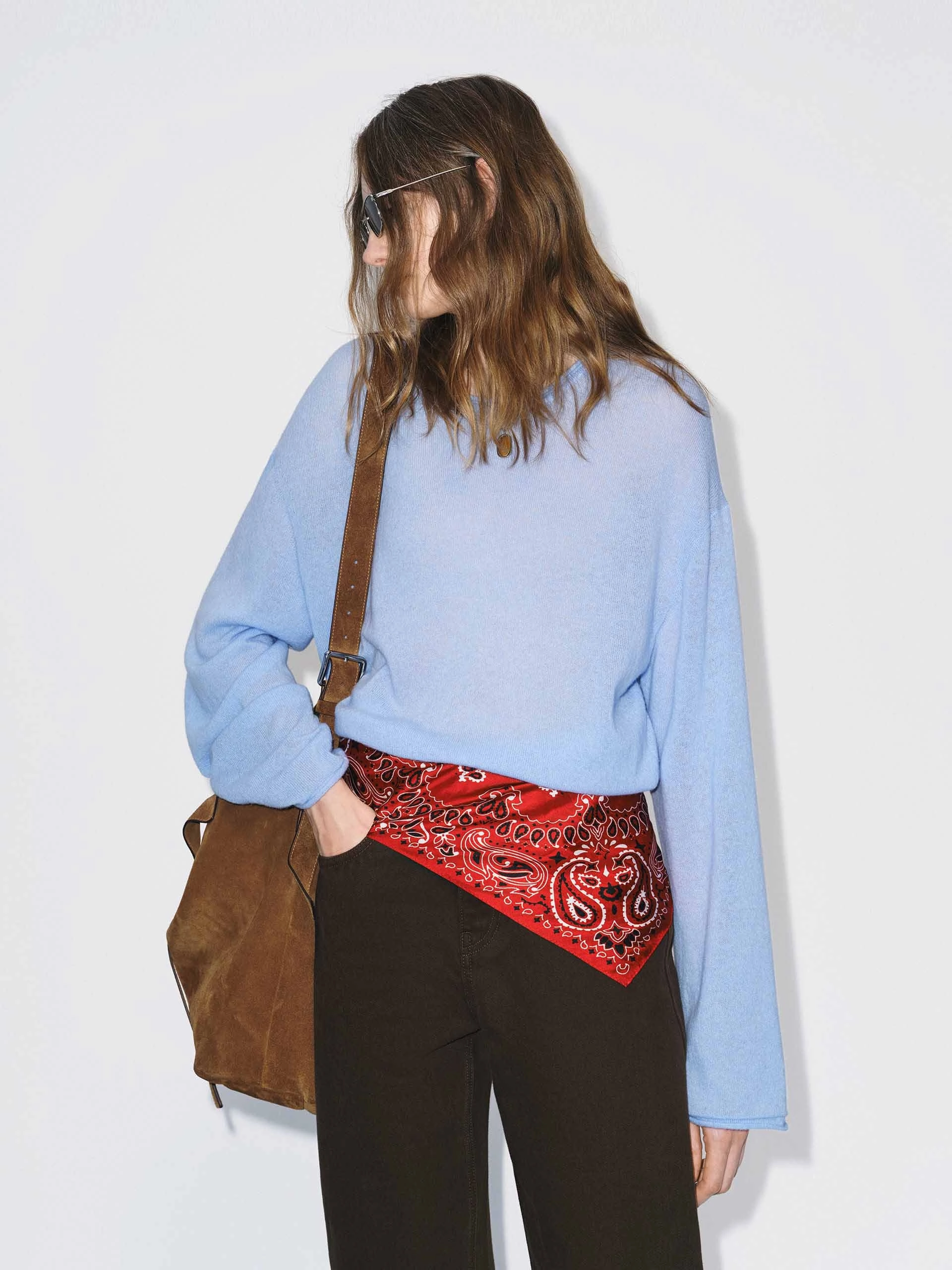 Breathable Fit Wool Blend Relaxed Sweater