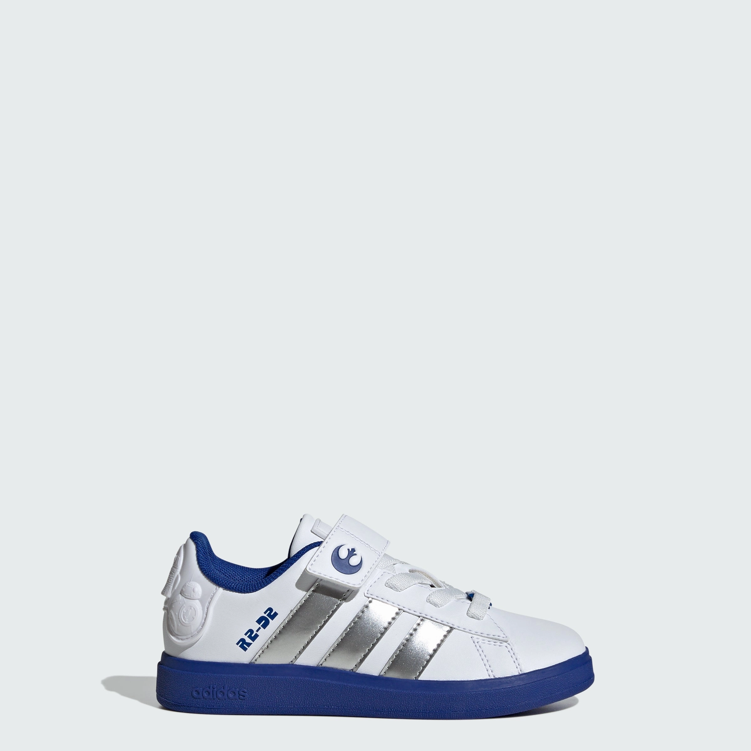 Shine Finish Customizable Fit Kids' adidas adidas STAR WARS GRAND COURT 2.0 SHOES CHILDREN