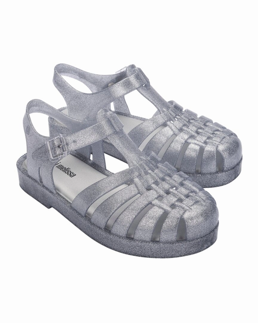 Comfortable Footbed Mini Melissa Possession Shiny Sandal