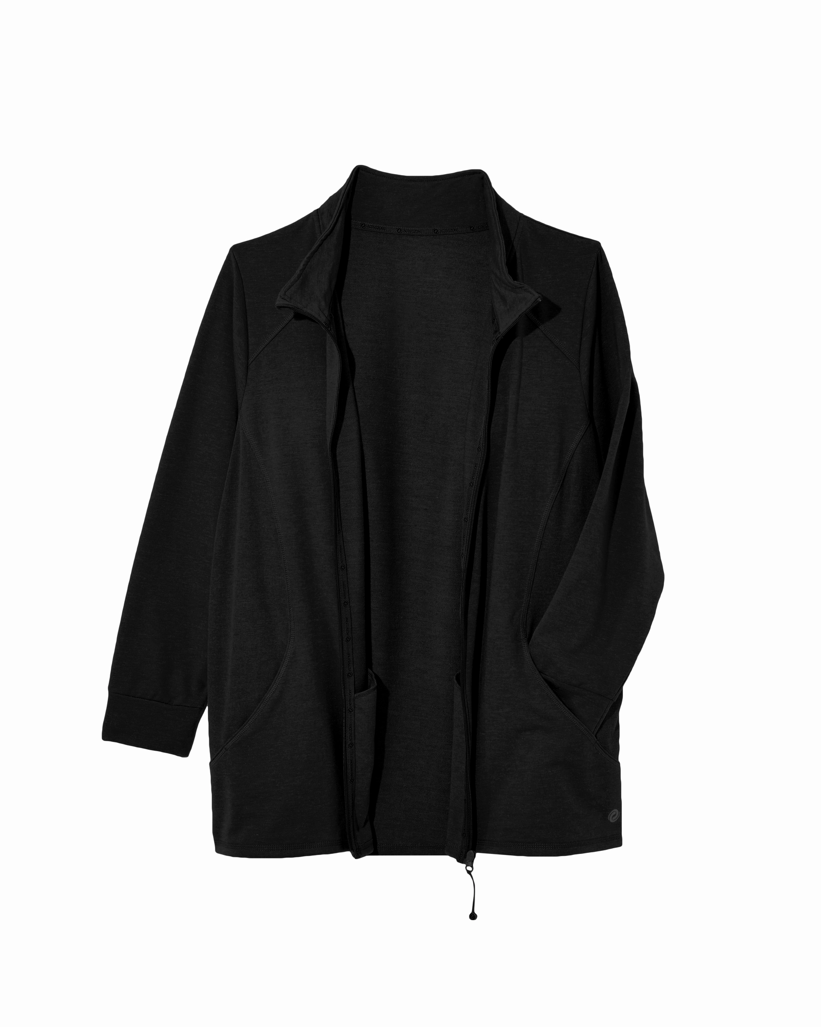 Gender - neutral Unique Piece Ritter Mock Neck Jacket | Black