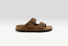 Wide Fit Design Weatherproof Coating Arizona Soft Footbed for Women  (252 / W / BROWN)