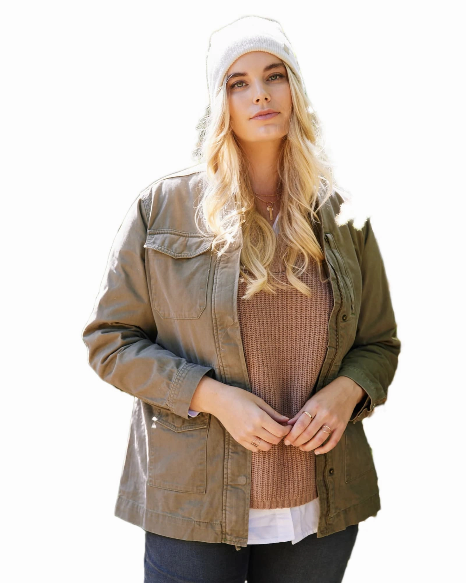 Morning Chill Franklin Utility Jacket | Olive