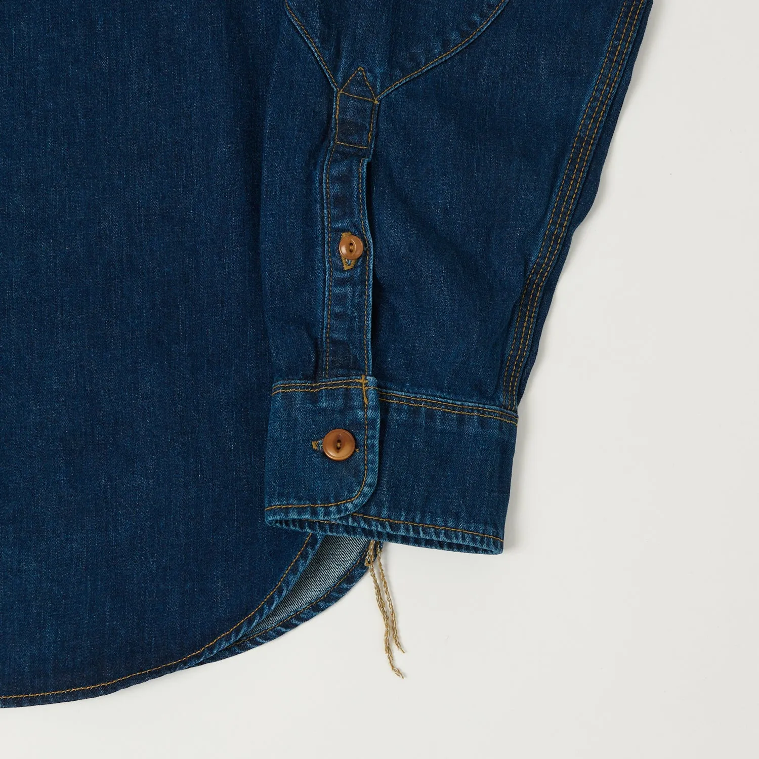 birthday party Freenote Cloth 'Lambert' 8oz Denim Work Shirt - Stone Washed