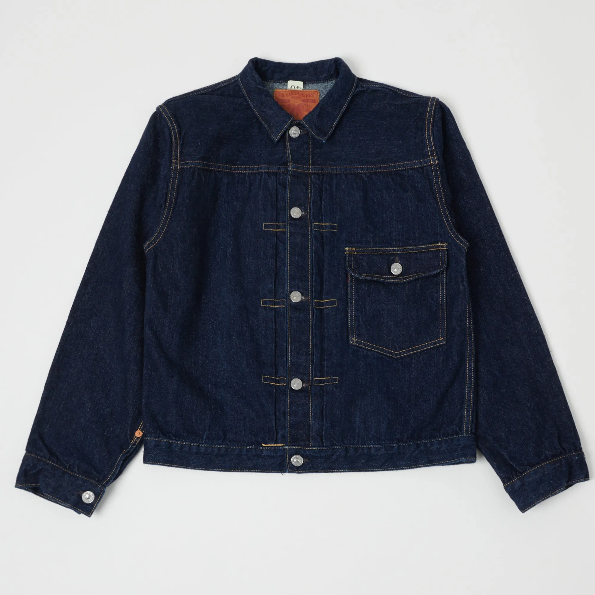 Freewheelers & Co The Vanishing West 506XX Type-I Denim Jacket - One Wash Flexible Joint Articulation