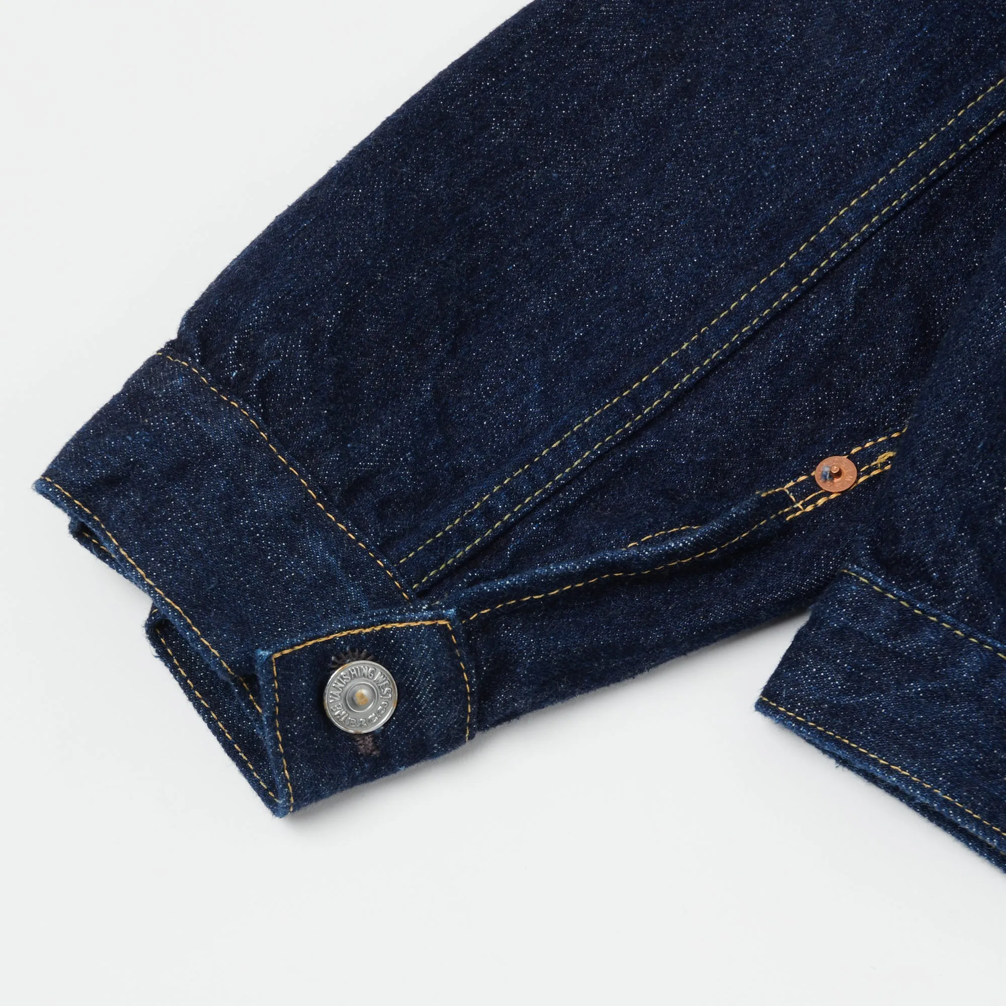 Freewheelers & Co The Vanishing West 506XX Type-I Denim Jacket - One Wash Street Comfort Fit All Ground