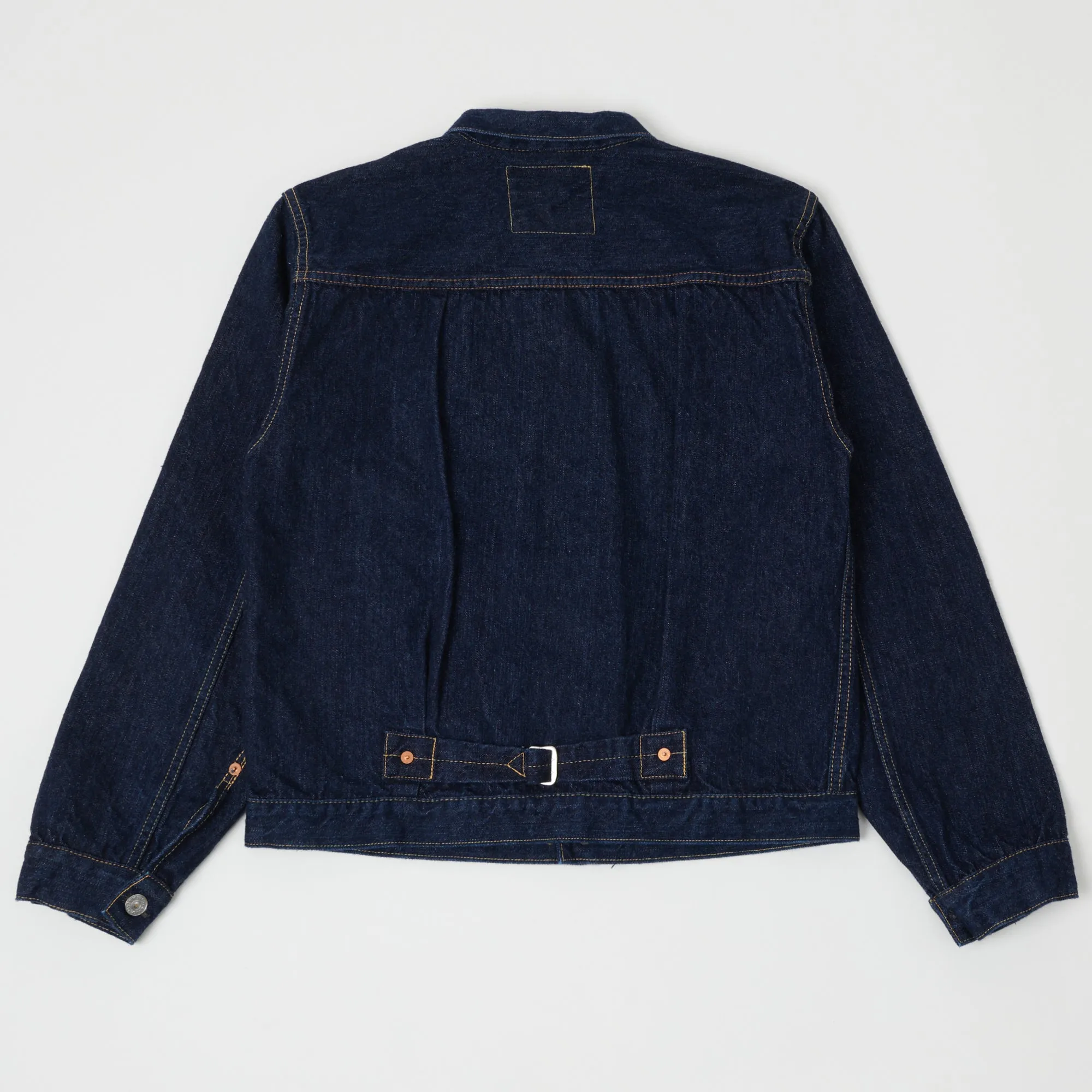Sun Protective Fabric Freewheelers & Co The Vanishing West 506XX Type-I Denim Jacket - One Wash