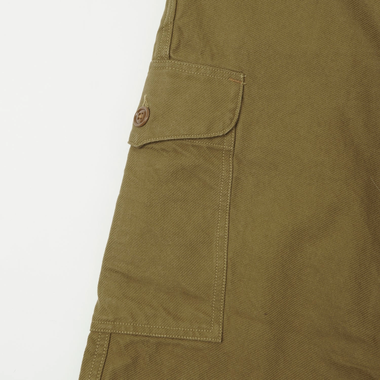 Freewheelers & Co Aviators Trouser - Yarn-Dyed Dark Beige Comfortable Fit Wear