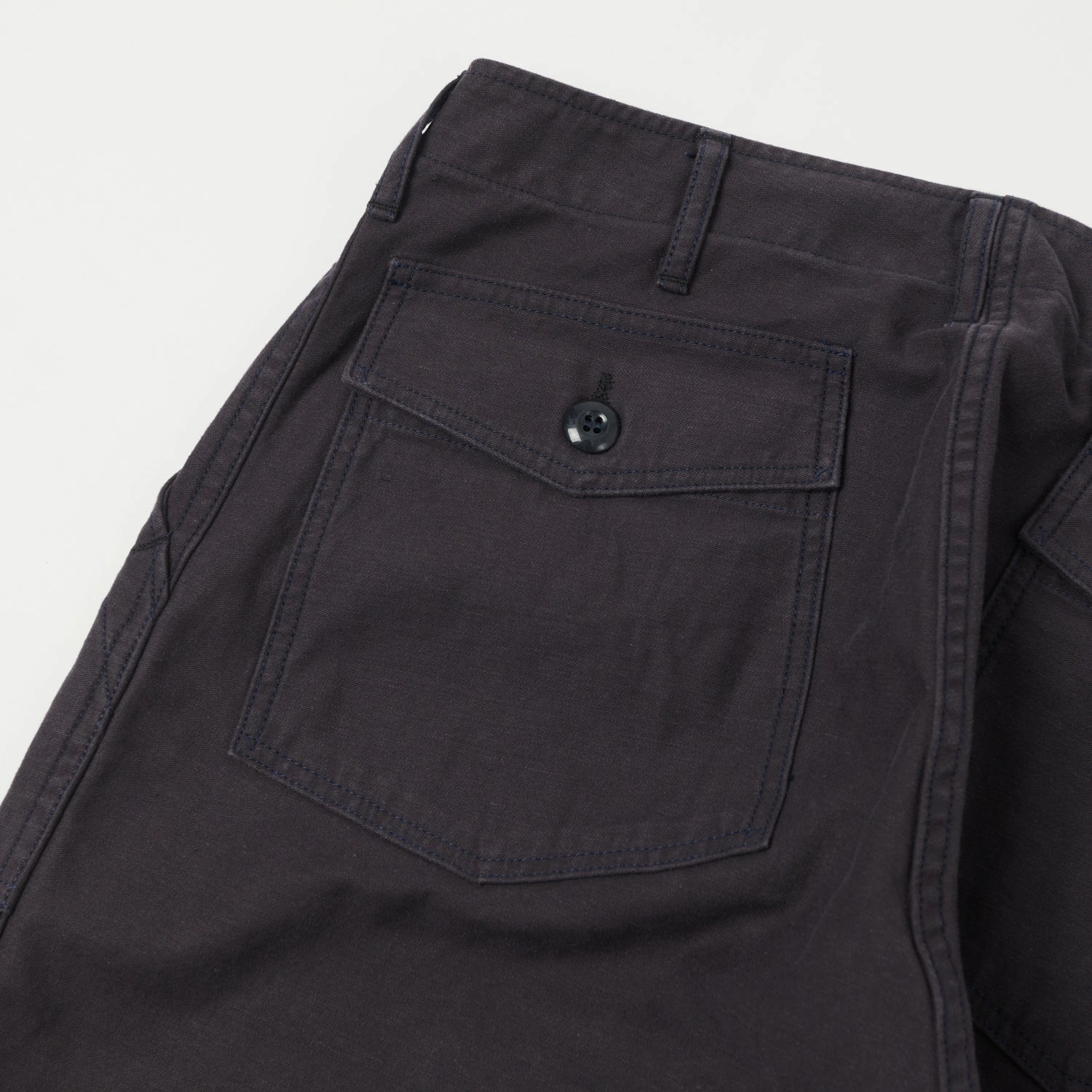 NonIrritatingSeams Versatile Layer Freewheelers & Co Military Utility Trouser - Eggplant Navy