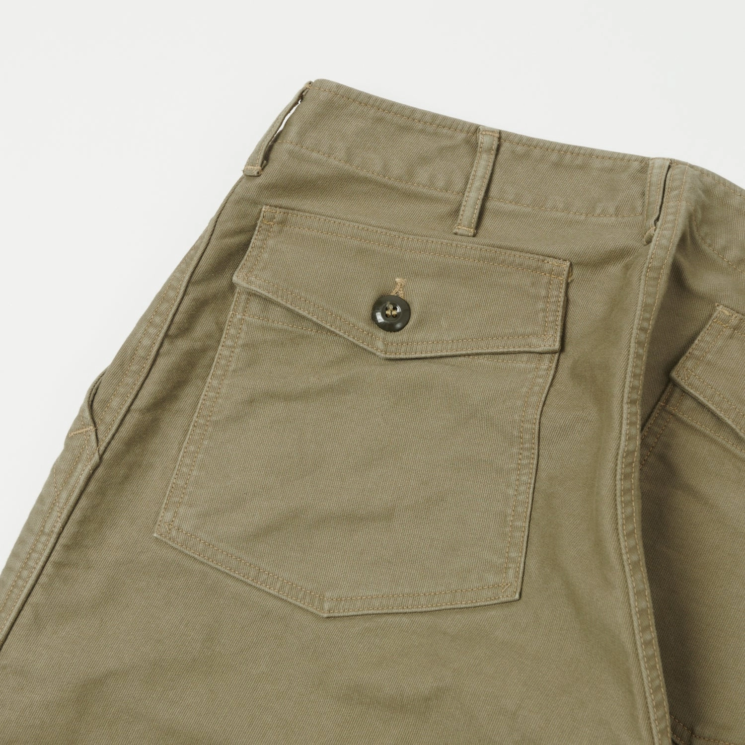 Stay Comfortable Freewheelers & Co Military Utility Trouser - Khaki Beige