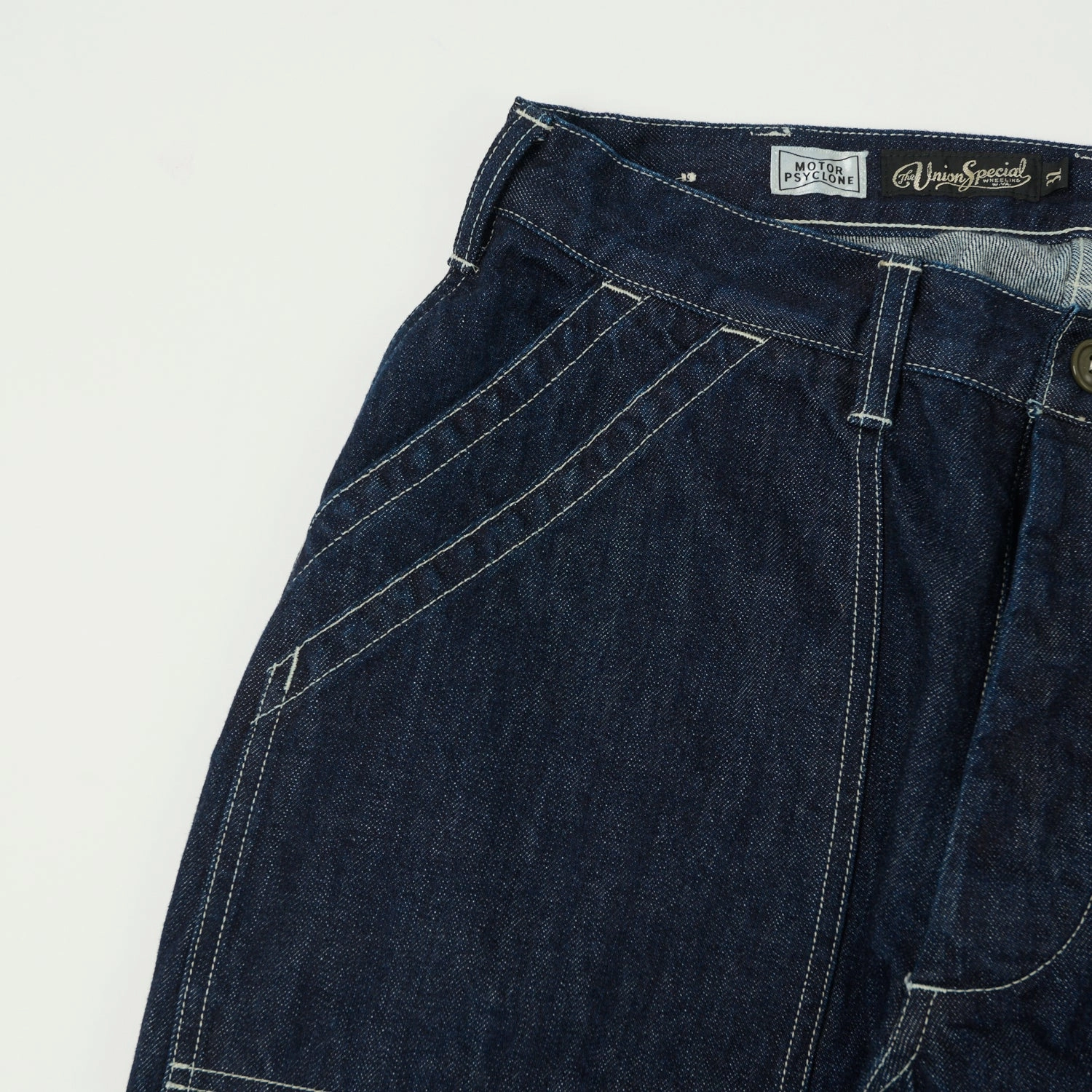 Freewheelers & Co Motor Psyclone 'Chopper Builder' Work Trouser - One Wash Anti Cling Finish