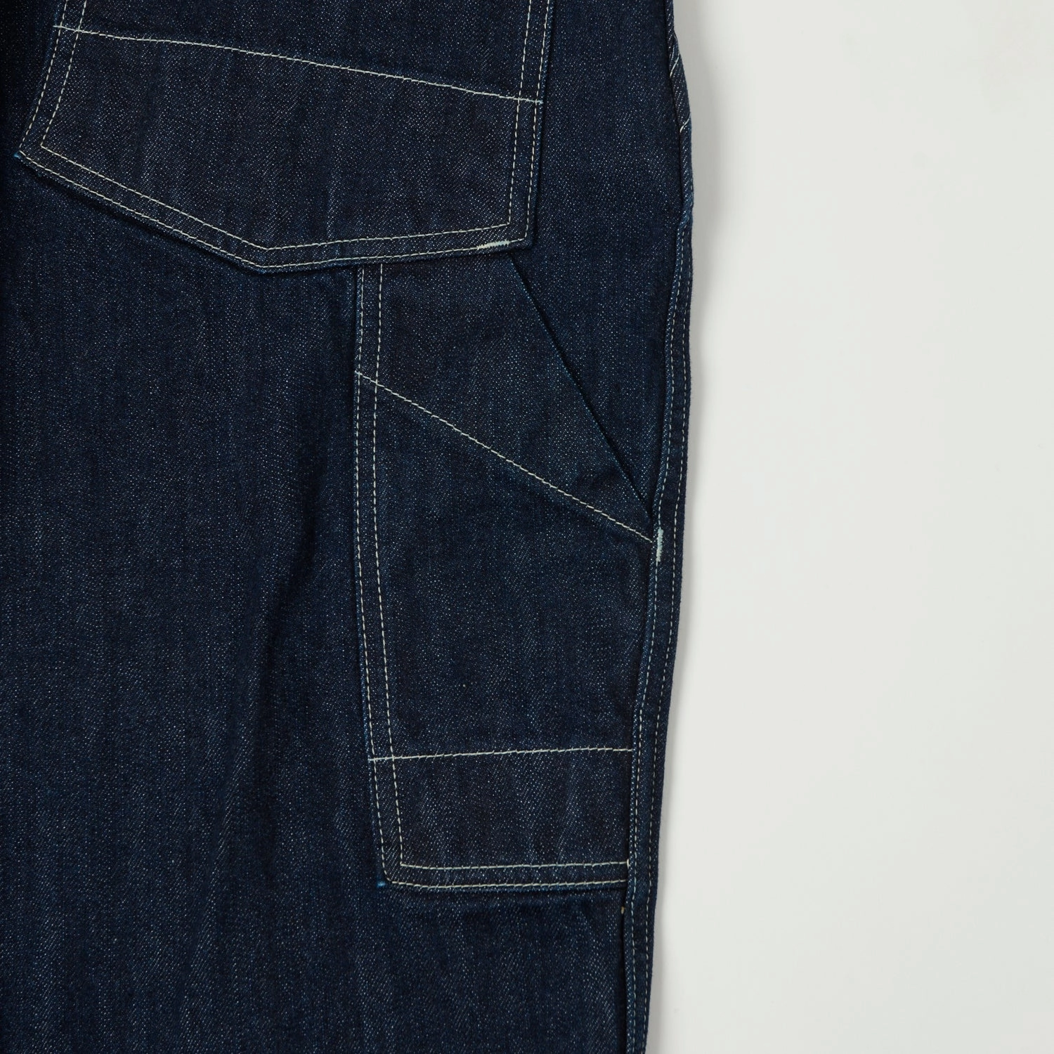 Light Wear Fit Minimal Edge Freewheelers & Co Motor Psyclone 'Chopper Builder' Work Trouser - One Wash