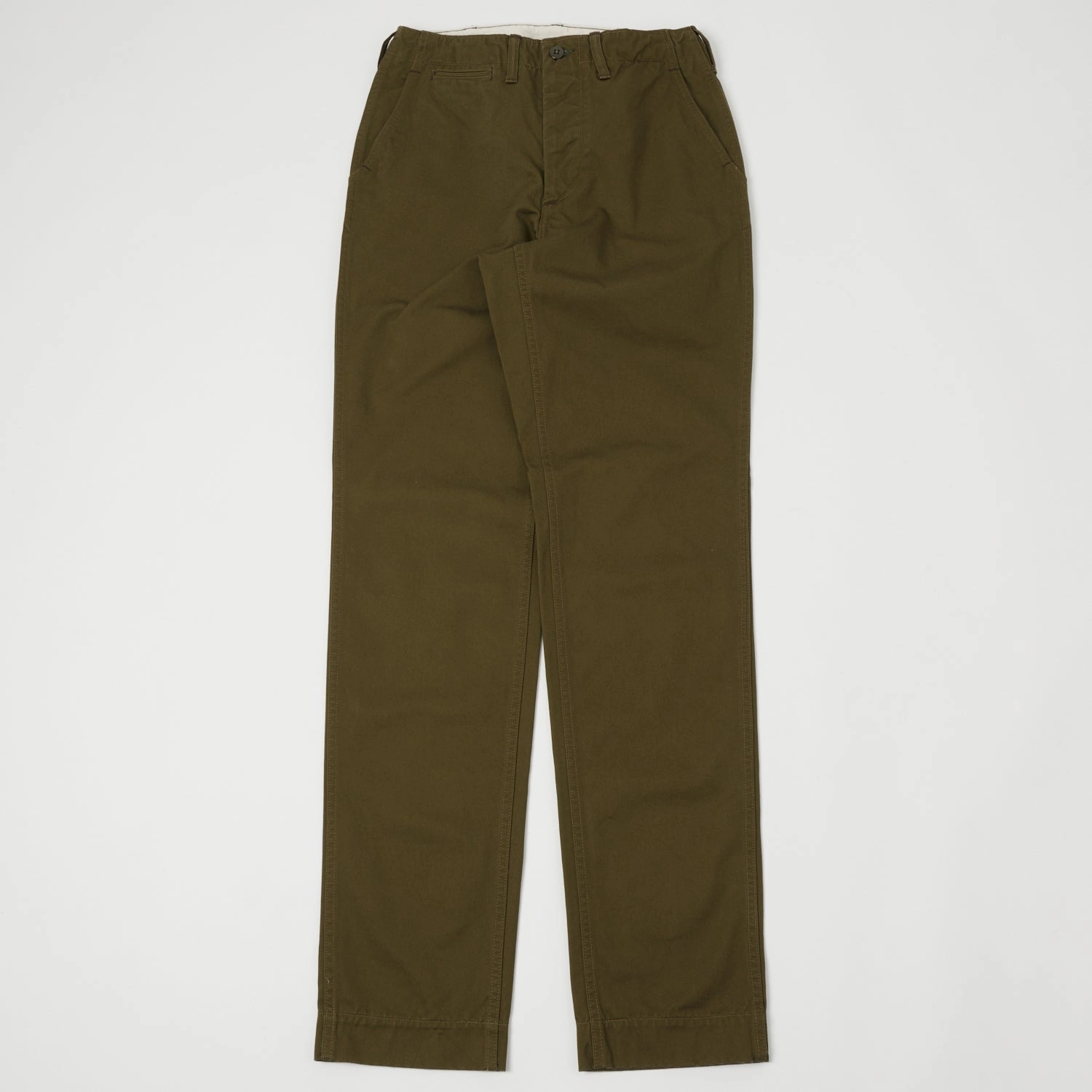 Chilly Layering Wrinklefree Freewheelers & Co U.S. Army M-1942 Trouser - Olive