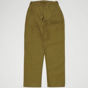Freewheelers & Co U.S. Navy Utility Trouser - Khaki Beige Multi-Purpose Wear Seamless Design
