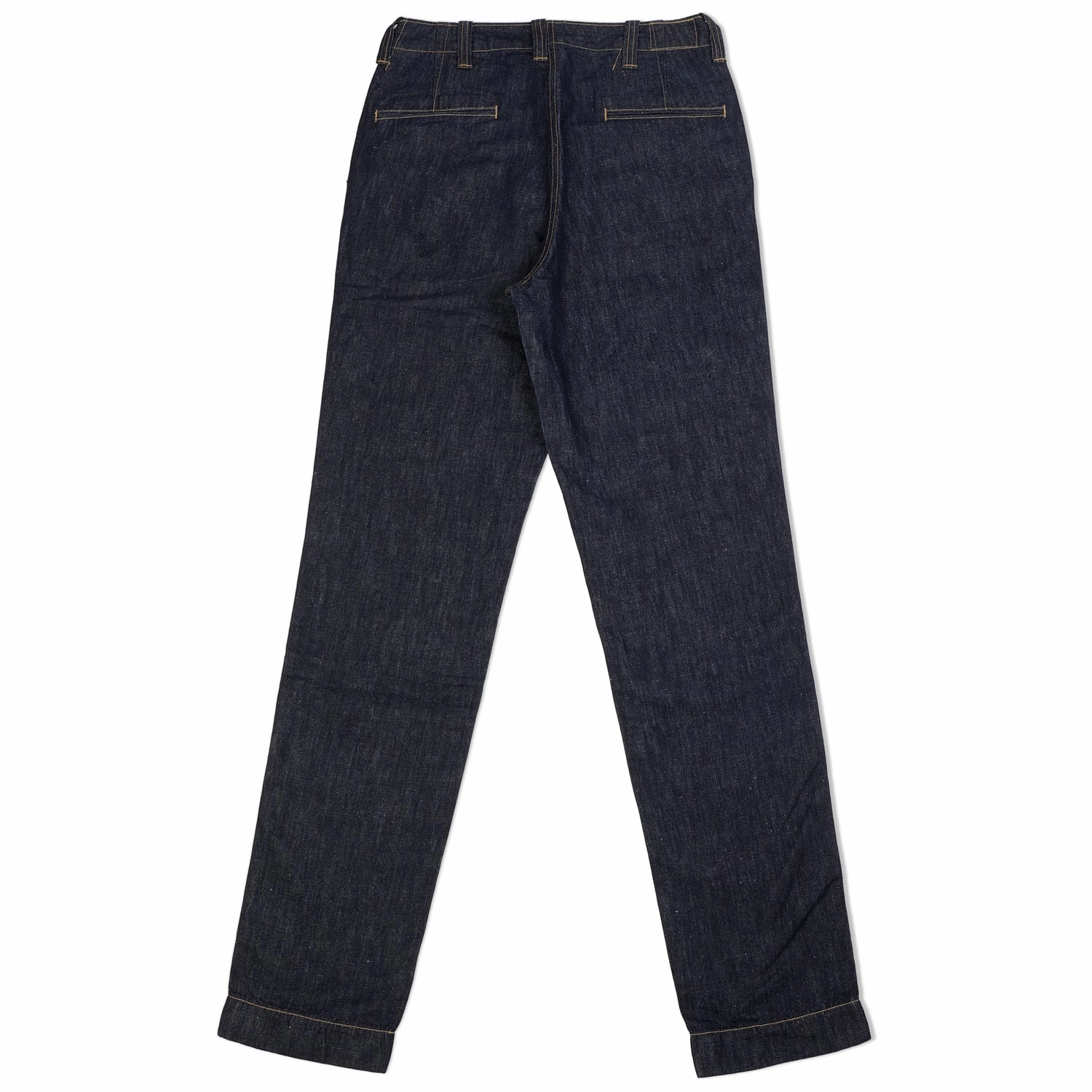 Freewheelers & Co USMC M-1942 9.5oz Regular Straight Denim Trouser - One Wash Water Repellent Coating Comfortable Movement