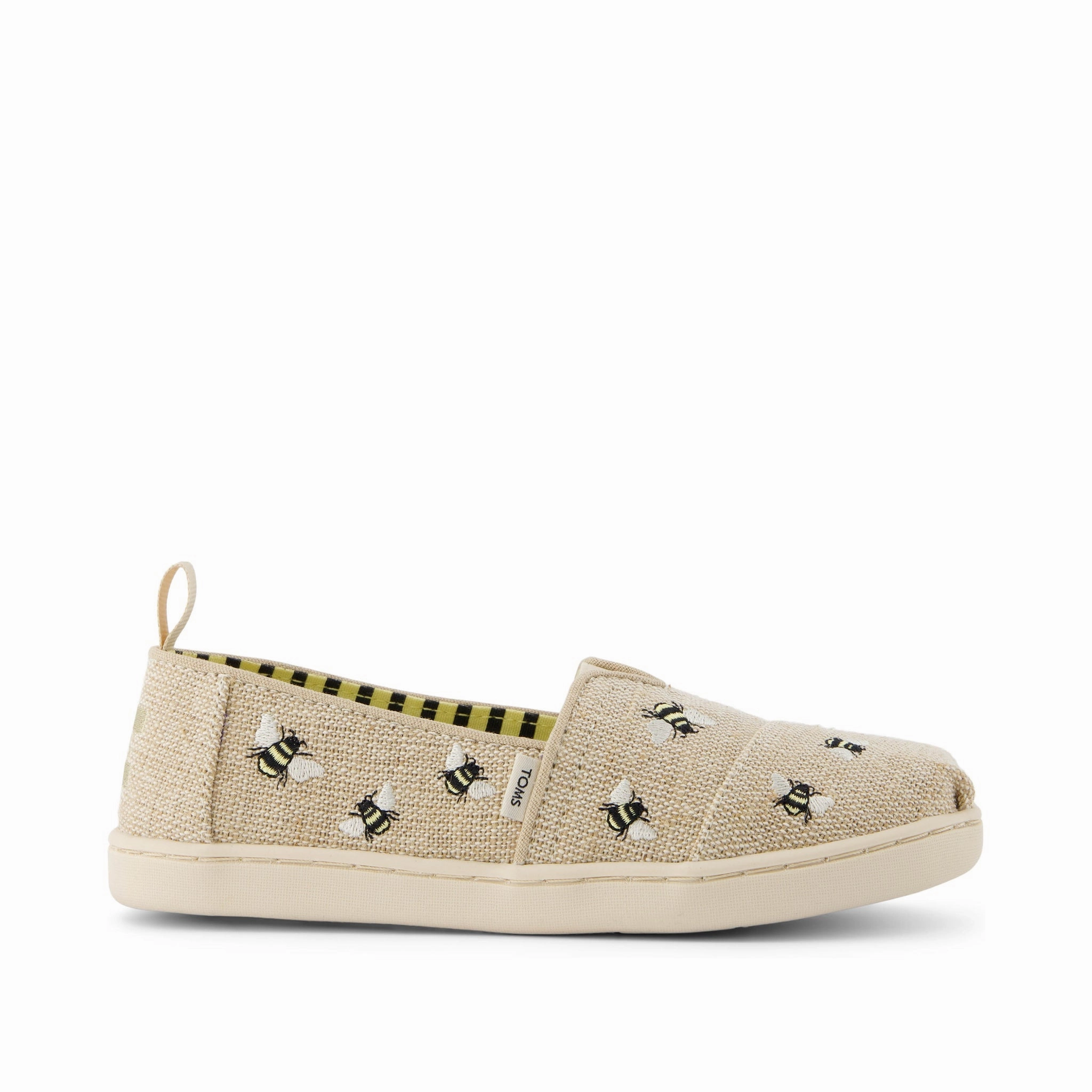 Youth Alpargata Embroidered Bees Kids Shoe High Quality Leather