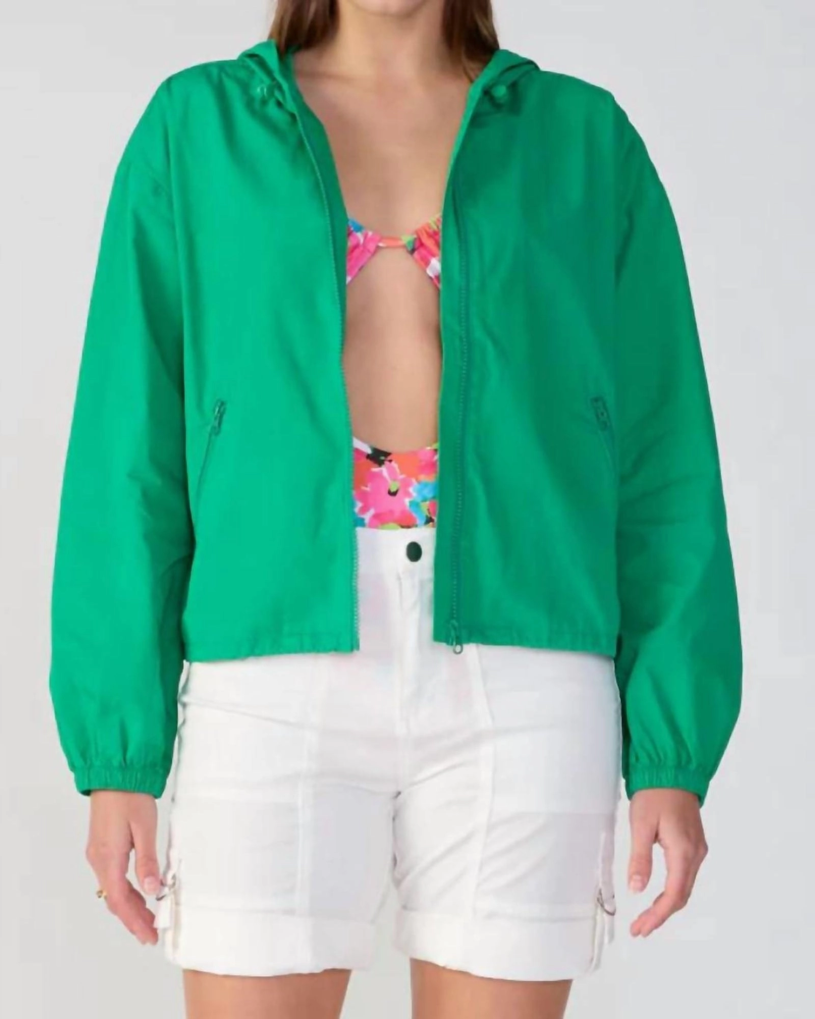 90'S Wind Breaker Jacket in Jelly Bean | Jelly Bean Stylish Protection